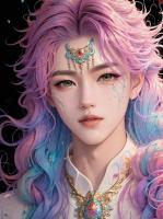 山路上的女人