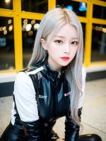 簪花双头女